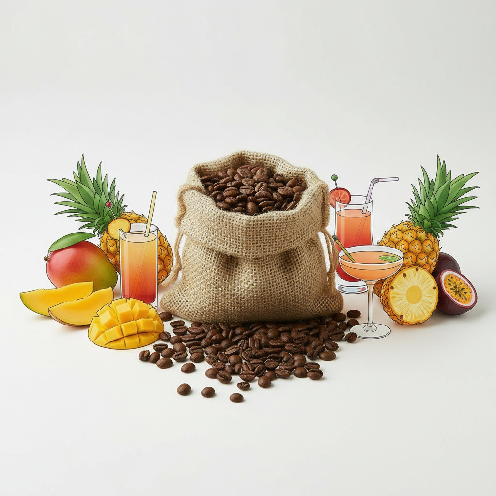 Ask-offee 問啡（咖啡豆/果香系列"熱帶果酒"）