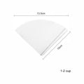 100 Coffee Filter Papers V-Shape Wood Pulp Drip Paper Cones Coffee Filter Bags Espresso Brewer Accessories