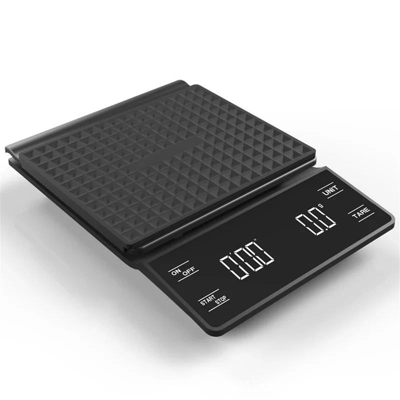 3kg-0.1g Digital Coffee Scale with Timer and LED Display